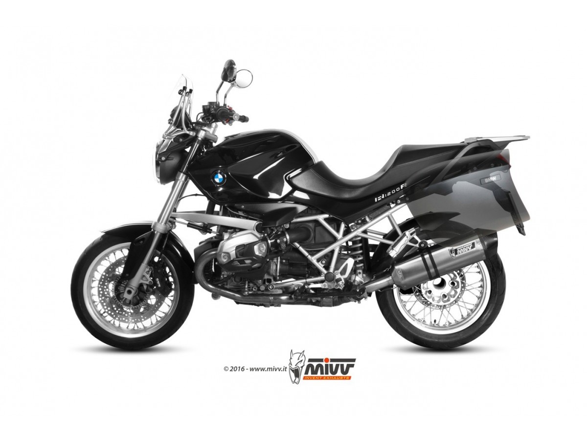 Mivv Speed Edge Edelstahl-Auspuffschalldämpfer Bmw R 1200 R 2011 - 2014