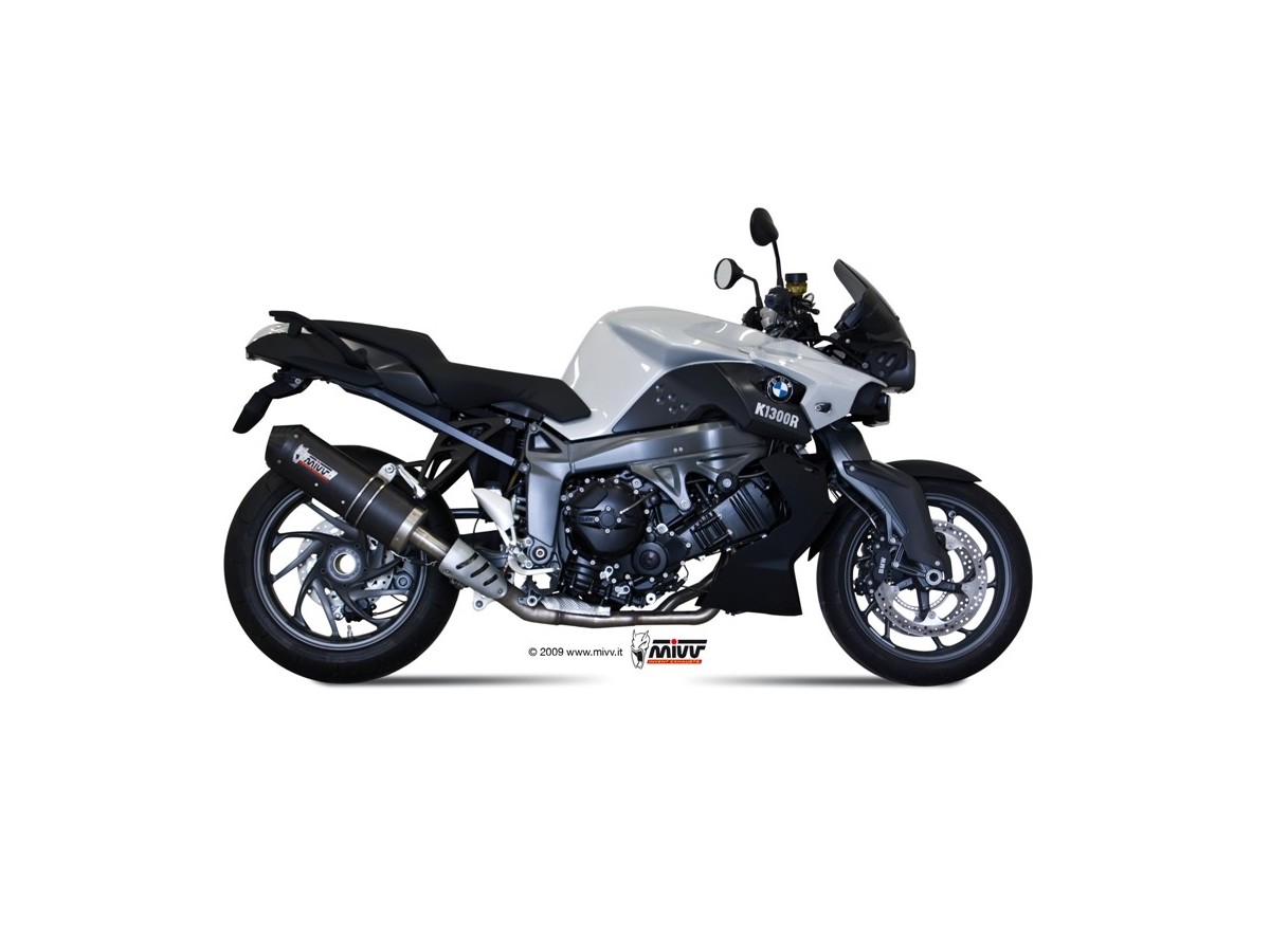 Terminale Scarico Mivv Oval Carbonio Con Coppa Carbonio Bmw K 1300 R 2009 - 2016