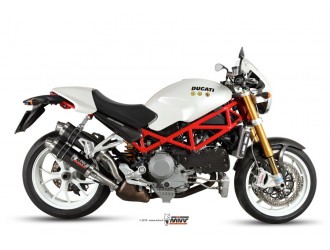 Mivv Gp Carbon Exhaust Mufflers Ducati Monster S4Rs 2006...