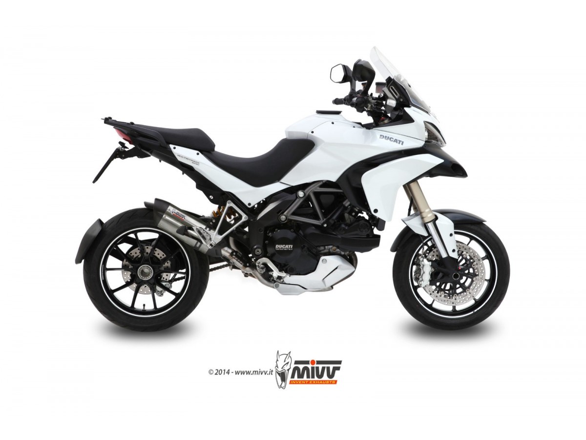 Mivv Suono Edelstahl-Auspuffschalldämpfer Ducati Multistrada 1200 2010 - 2014