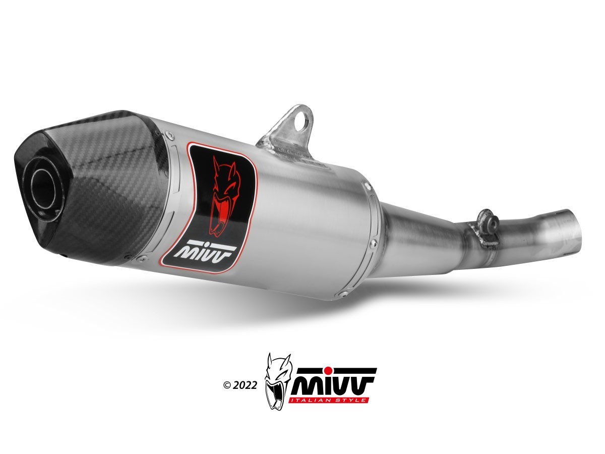 Complete Exhaust 1X1 Mivv Complete Stainless Steel System Fantic Caballero Tf 250 Es 2012 - 2012