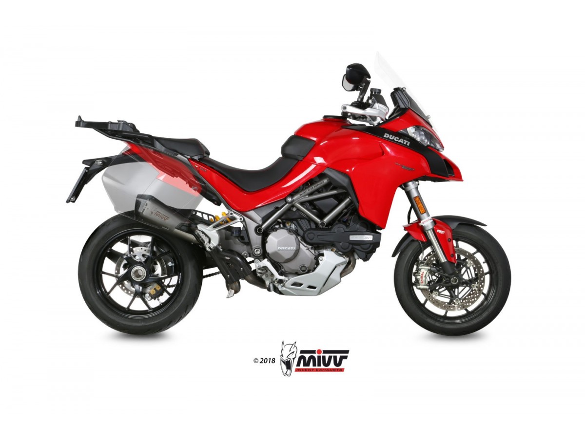 Silencieux d'échappement en acier inoxydable Mivv Delta Race Ducati Multistrada 1200 2015 - 2017