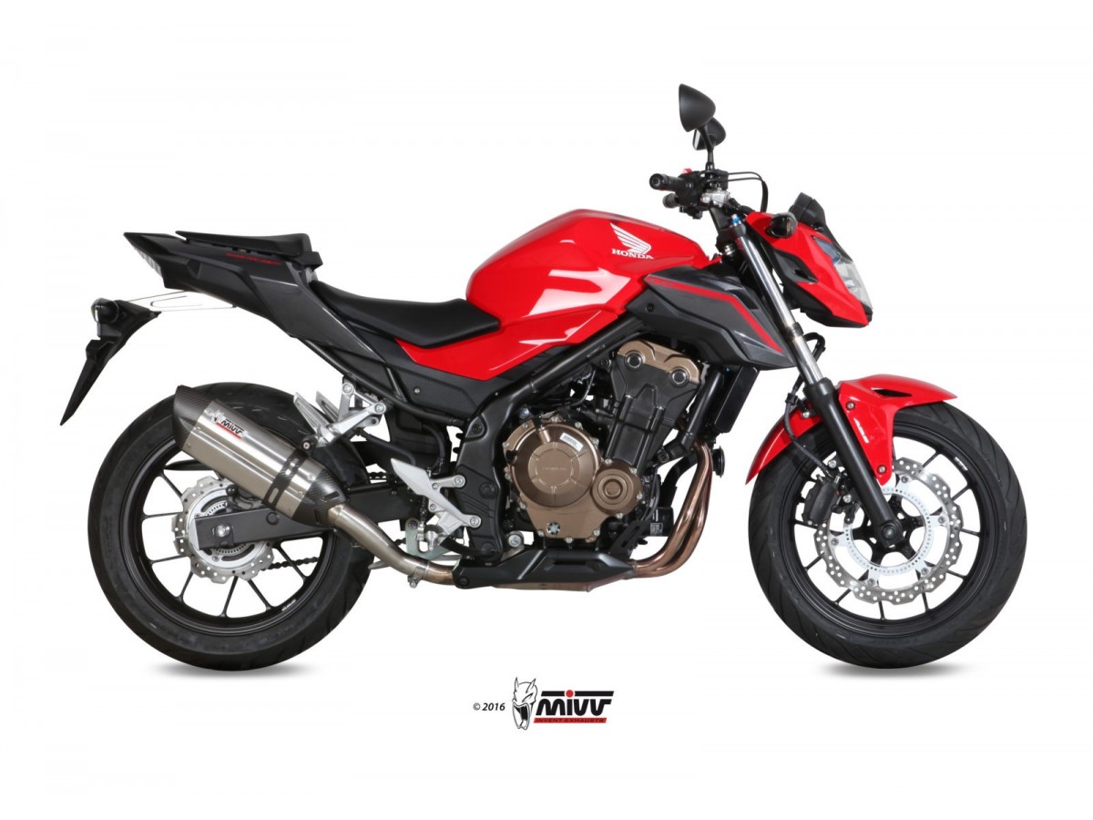 Mivv Suono Inox Terminal Exhaust System H.062.L7 Honda Cb 500 F 2016 - 2018