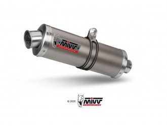 Muffler Exhaust System K.006.LN Mivv Oval Titanium...