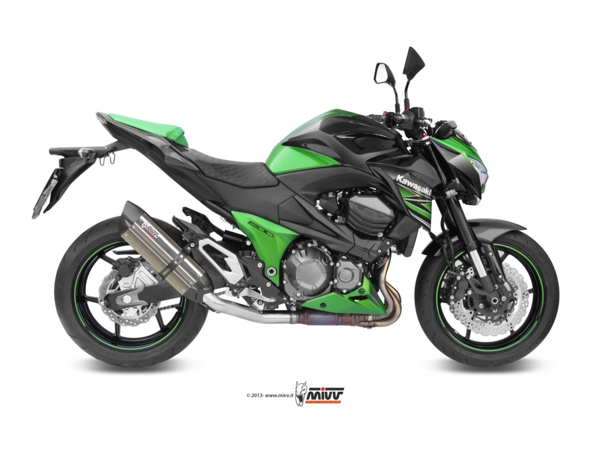 Système d'échappement Mivv Suono Inox K.032.L7 Kawasaki Z 800 2013 - 2016