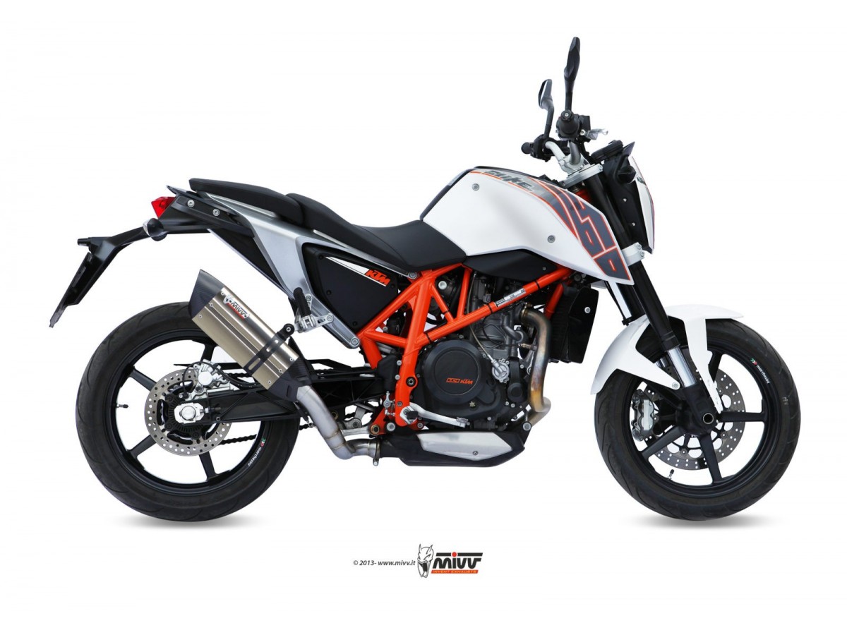 KT.010.L7 Système d'échappement Mivv Suono Inox Ktm 690 Duke 2012 - 2018