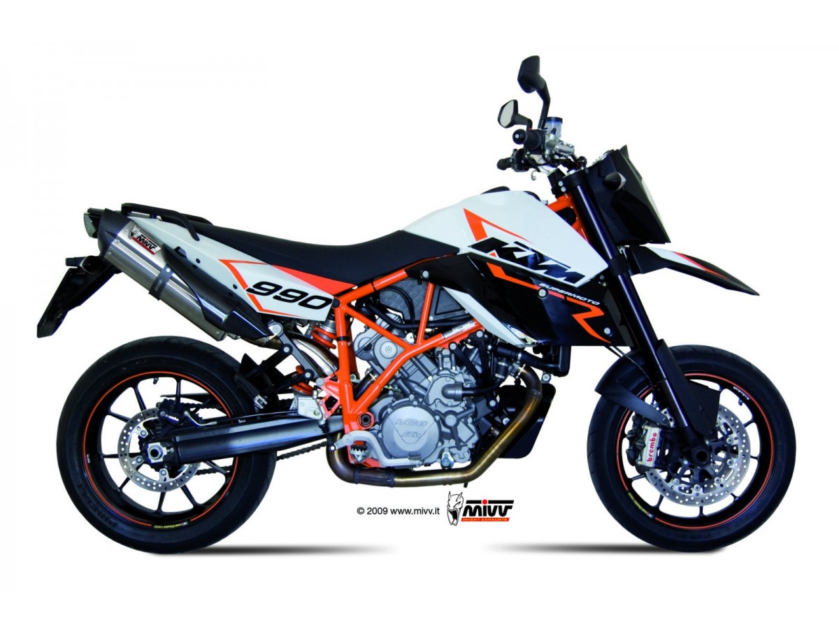 Silencieux d'échappement Mivv Suono Inox Ktm 990 Supermoto R 2007 - 2013