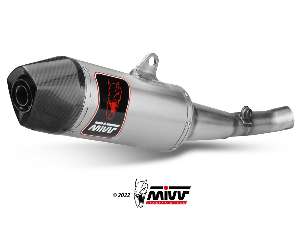 Complete Exhaust 1X1 Mivv Complete Stainless Steel System Suzuki Rm-Z 450 E 2009 - 2012