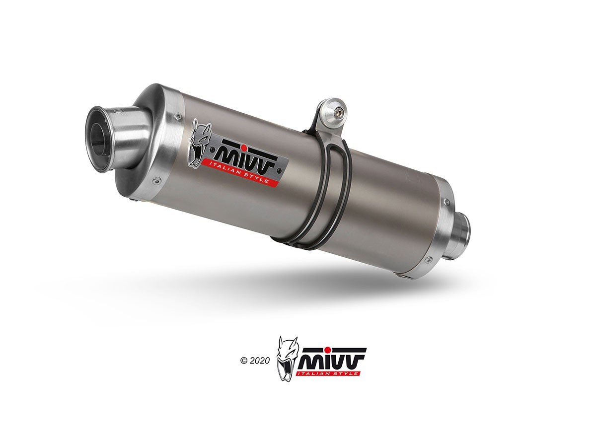 Mivv Oval Titanium Exhaust Muffler Suzuki Gsf 600 Bandit 1995 - 2004