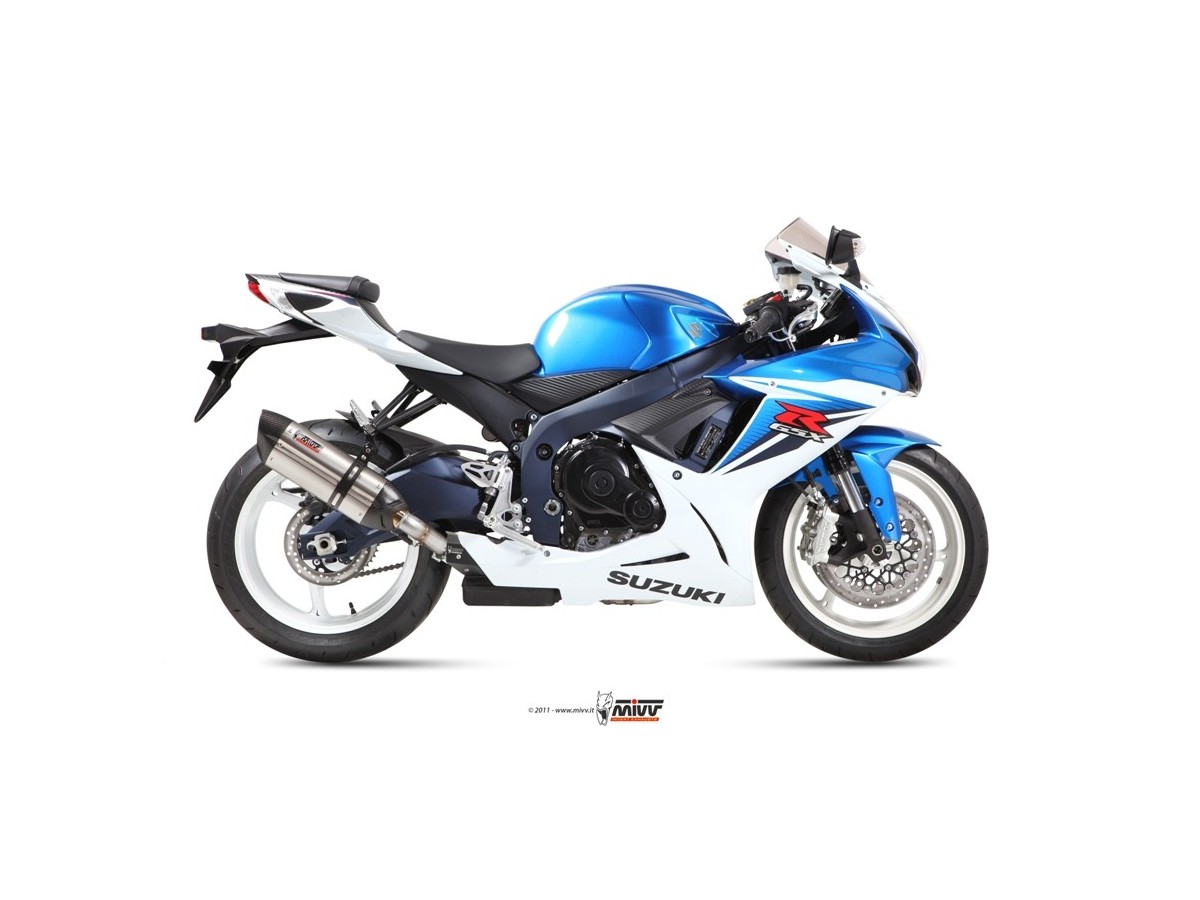 Silencieux d'échappement Mivv Suono Inox Suzuki Gsx-R 600 2011 - 2016