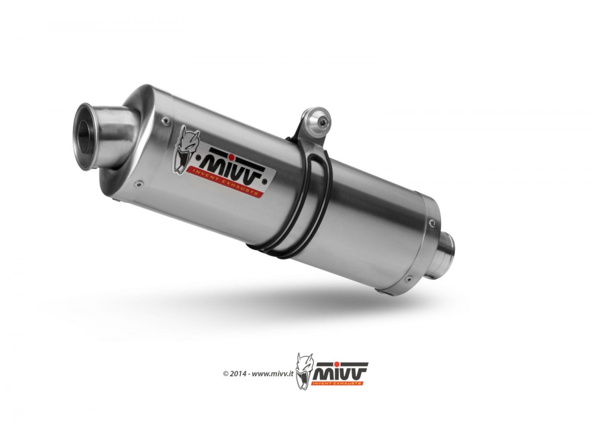 Complete Exhaust 1X1 Mivv Oval Inox Suzuki DL V-Strom 650 2007 - 2011