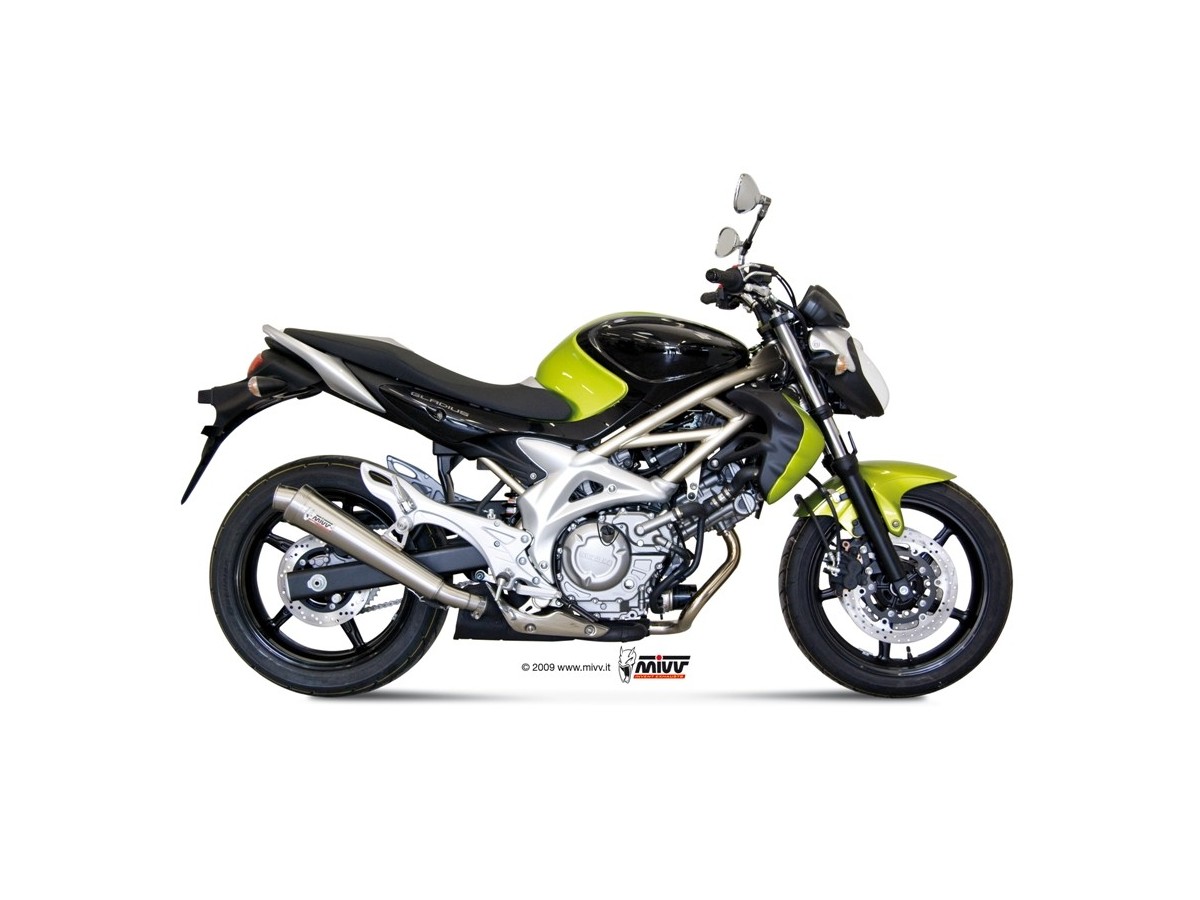 Mivv X-Cone Stainless Steel Exhaust System Suzuki Gladius 2009 - 2015