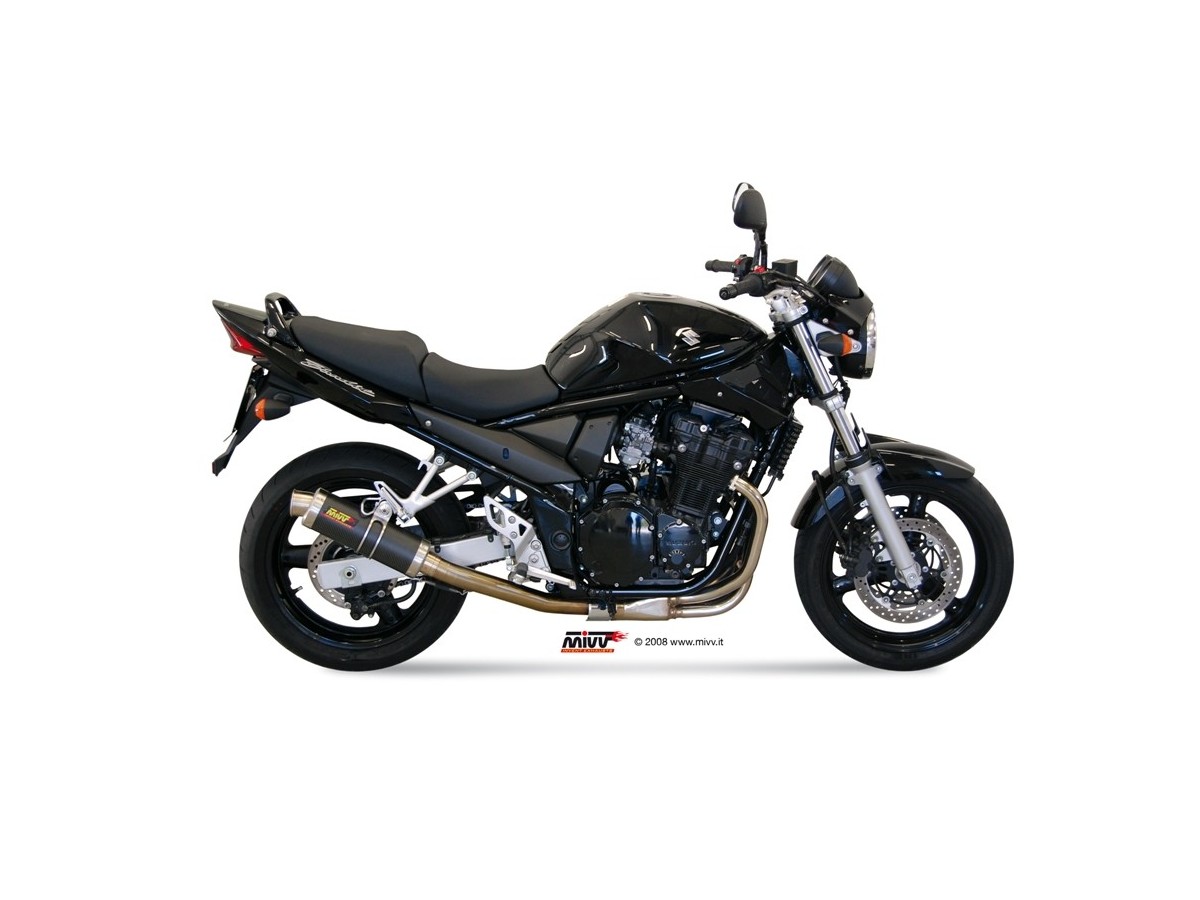 Silencieux d'échappement Mivv Gp Carbone Suzuki Gsf 650 Bandit 2005 - 2006