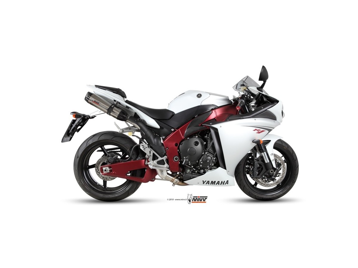 Mivv Suono Titan-Auspuffschalldämpfer Yamaha Yzf 1000 R1 2009 - 2014