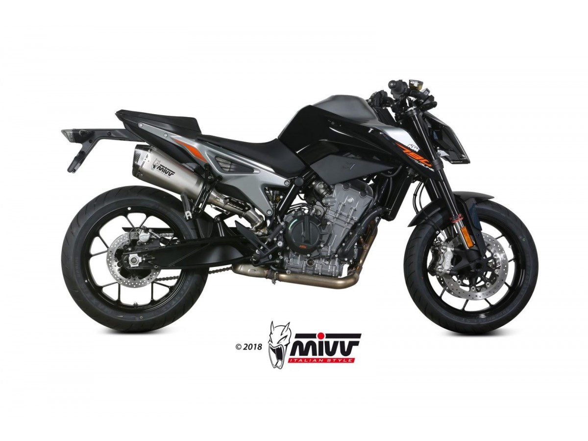 Mivv Delta Race Edelstahl-Auspuffschalldämpfer Ktm 790 Duke 2018 - 2020