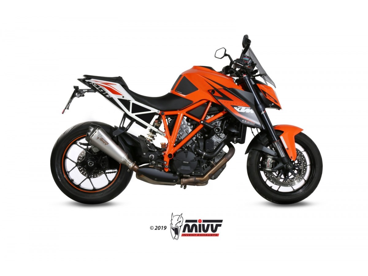 Mivv Delta Race Edelstahl-Auspuffschalldämpfer Ktm 1290 Superduke 2017 - 2019