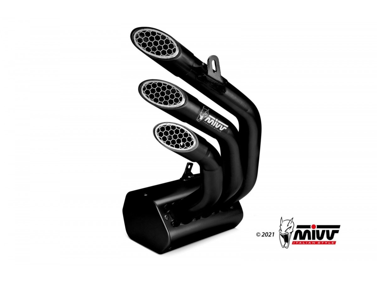 Silencer Exhaust Mivv Speed Edge Black Black Stainless Steel Mv Agusta  Brutale 800 Rr 2017 -2020