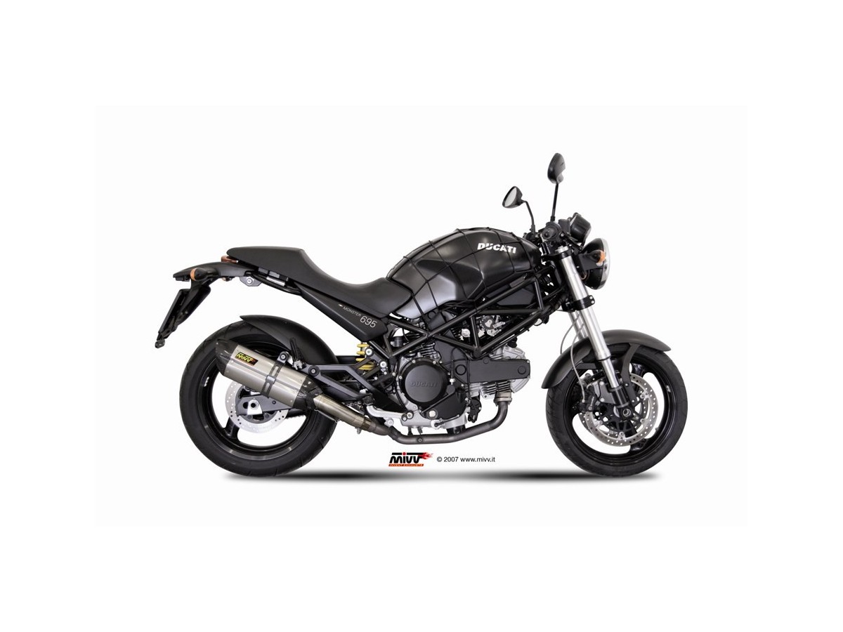 Mivv Suono Inox Auspuffschalldämpfer Ducati Monster 695 2006 - 2008