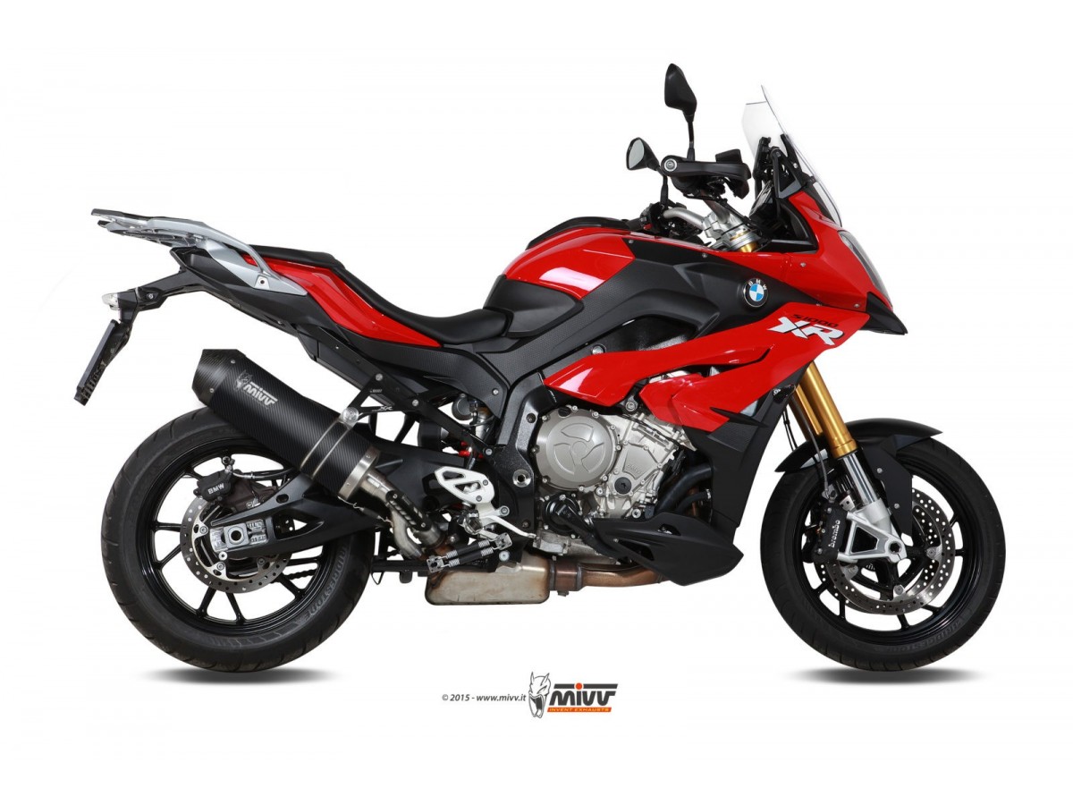 Mivv Ovaler Carbon-Auspuffschalldämpfer mit Carbon-Cup für BMW S 1000 Xr 2015–2019