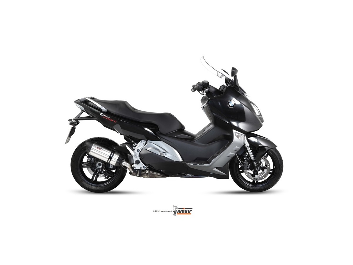 Silencieux d'échappement en acier inoxydable Mivv Suono Bmw C 600 Sport 2012 - 2015