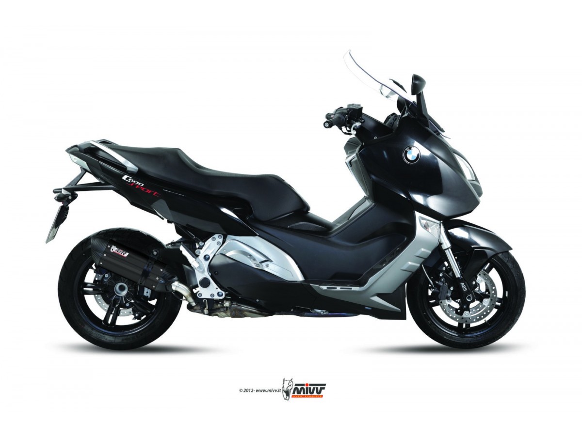 Silencieux d'échappement Mivv Suono Noir Inox Bmw C 600 Sport 2012 - 2015