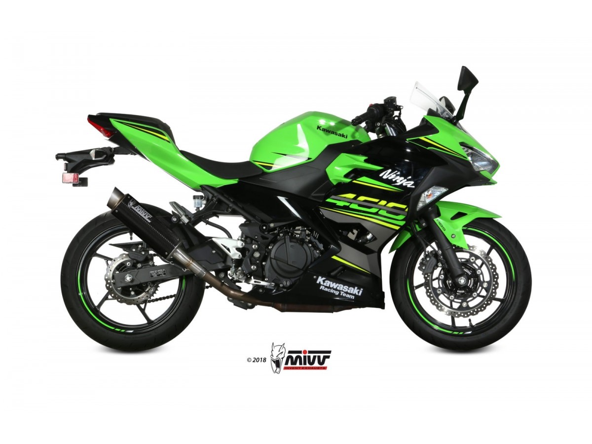 K.047.L2P Mivv Gp Pro Carbon Exhaust System Kawasaki Ninja 400 2018 - 2020