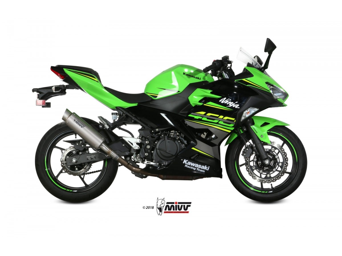 Mivv Gp Pro Titan-Auspuffanlage K.047.L6P Kawasaki Ninja 400 2018 - 2023