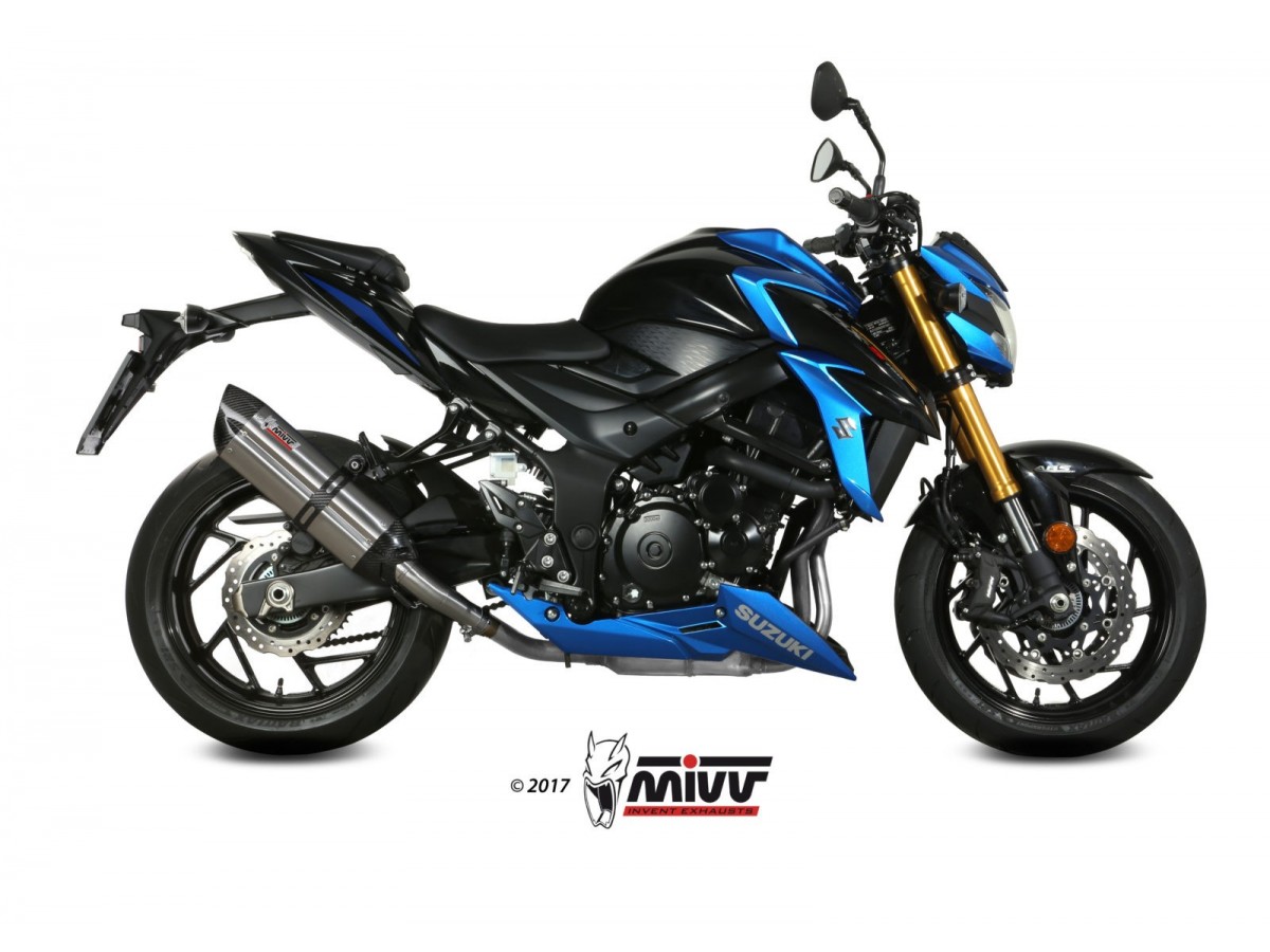 Mivv Suono Inox Auspuffschalldämpfer Suzuki Gsx-S 750 2017 - 2020