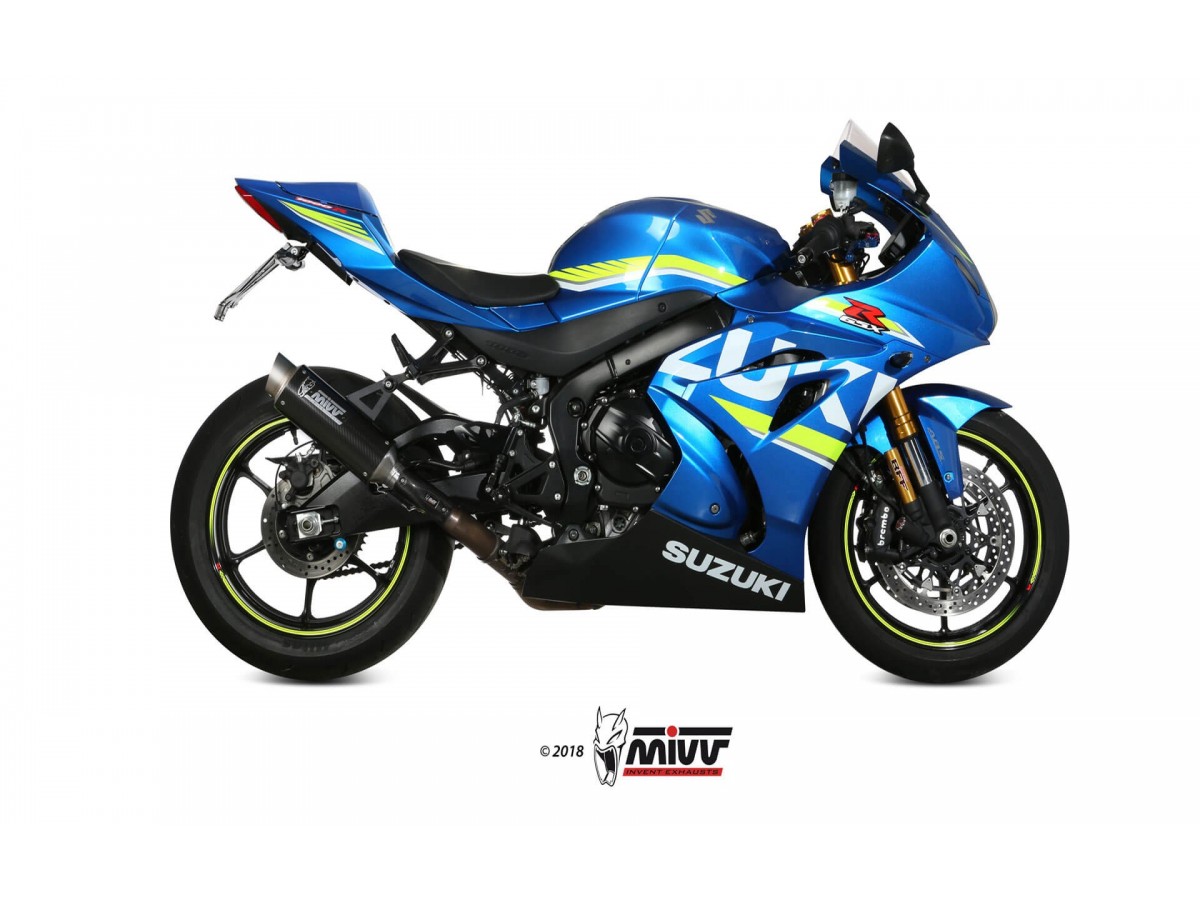 Silencieux d'échappement Mivv Gp Pro Carbone Suzuki Gsx-R 1000 2017 - 2020