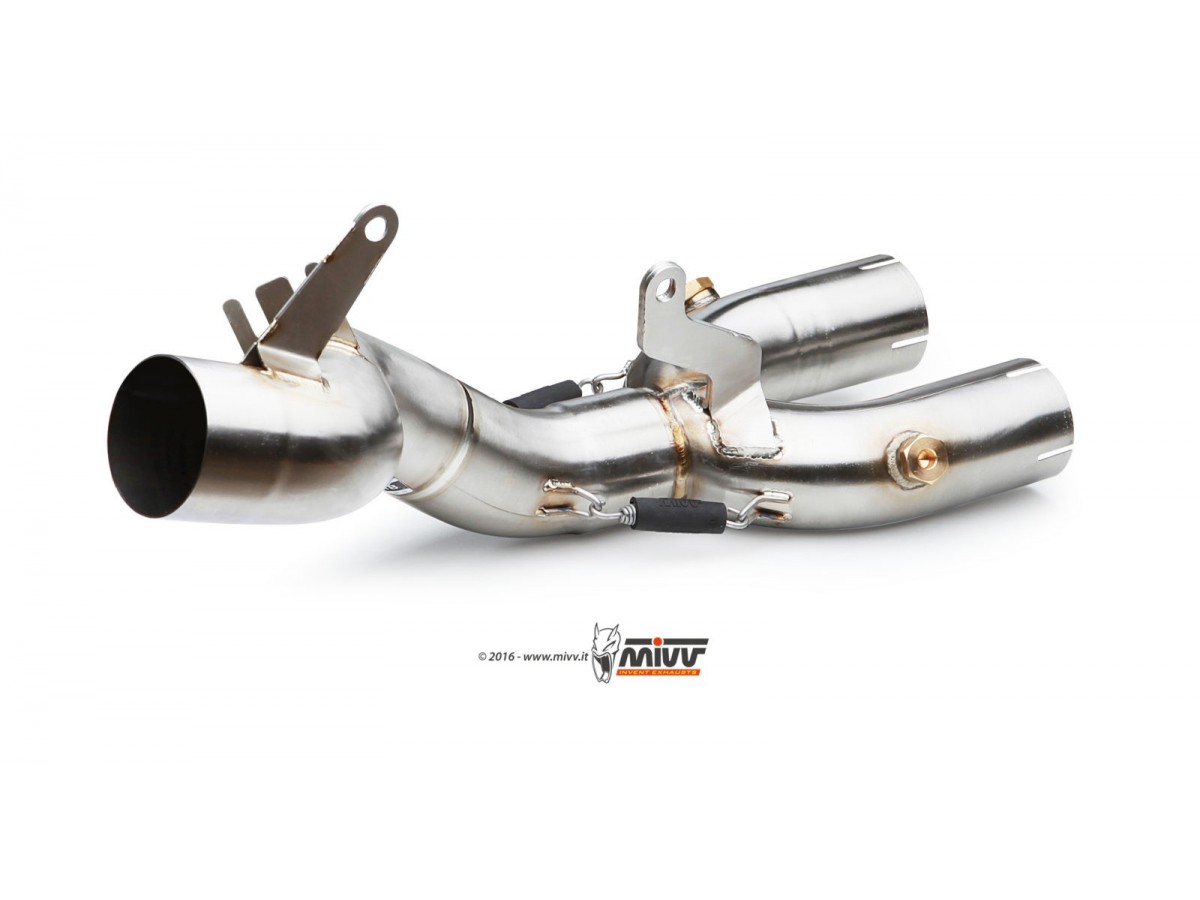 Mivv Inox Exhaust Decatalyst Yamaha Mt-10 2016 - 2022