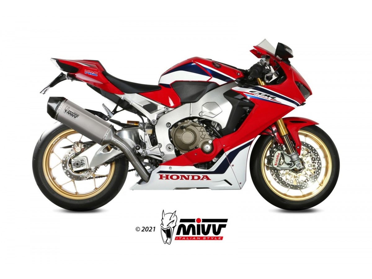 H.070.LRT Mivv Speed Edge Titan-Auspuffanlage Honda Cbr 1000 Rr 2017 - 2019