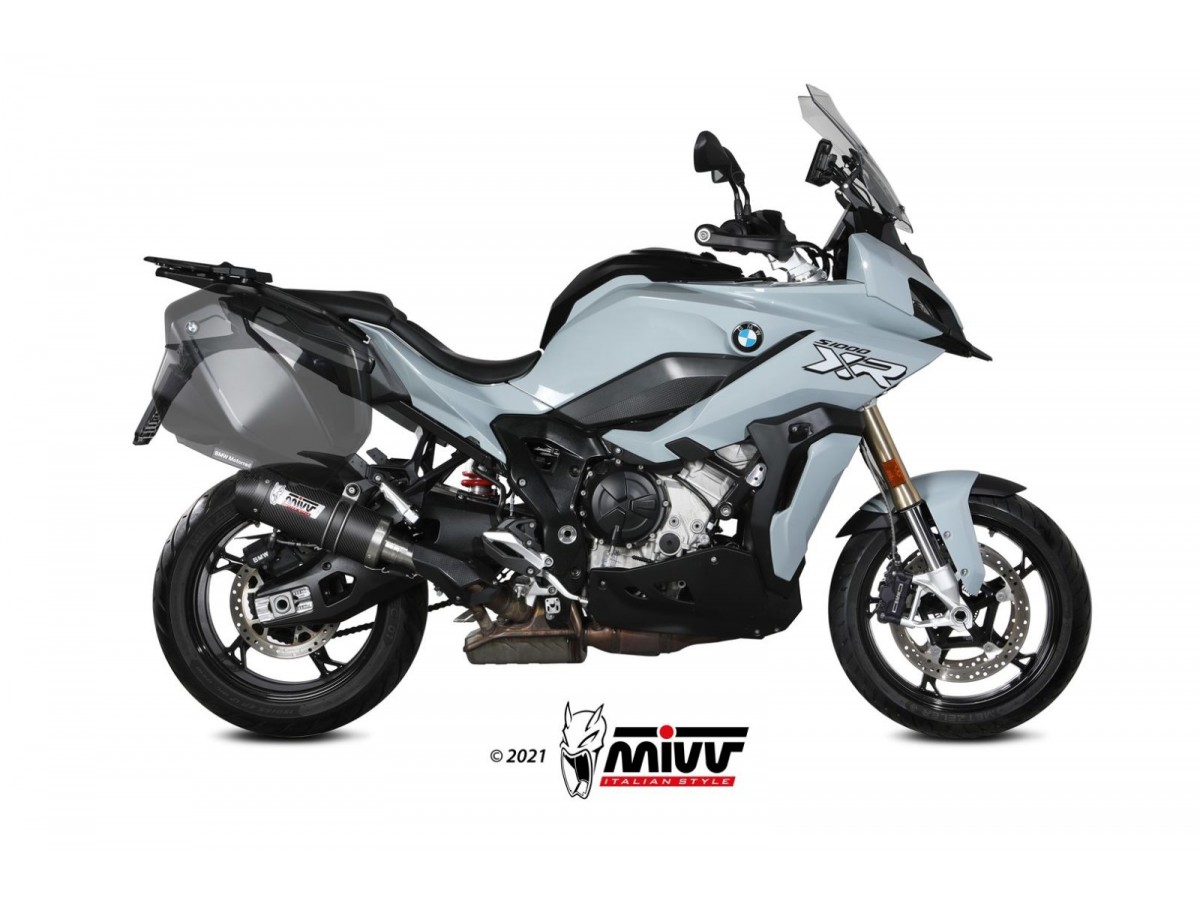 Mivv Ovaler Carbon-Auspuffschalldämpfer mit Carbonschale Bmw S 1000 Xr 2020 - 2022