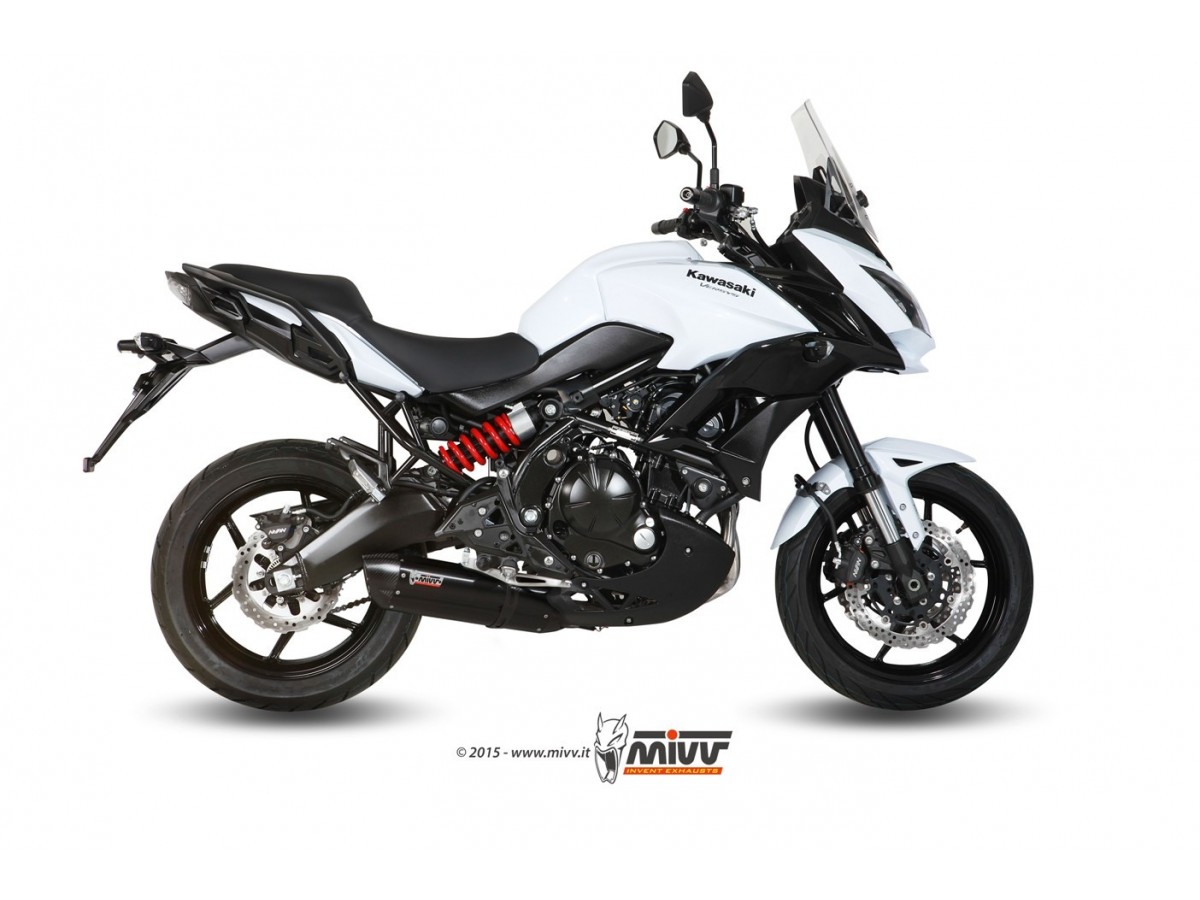 Sistema di scarico Completo K.041.L9 Mivv Suono Inox Nero Kawasaki Versys 650 2015 - 2020