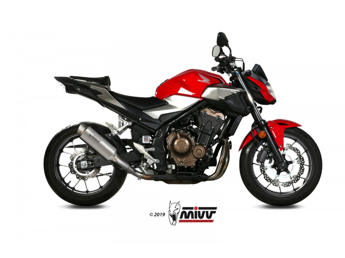 H.075.L6P Mivv Gp Pro Titan-Auspuffanlage Honda Cb 500 F 2019 - 2024