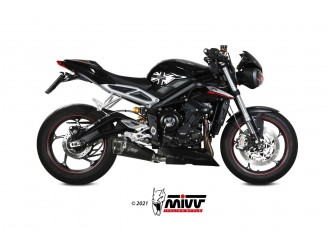 Mivv Delta Race Black Stainless Steel Exhaust Muffler...