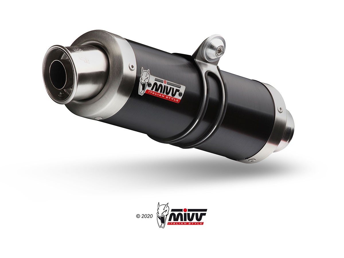 Mivv Gp Black Stainless Steel Exhaust Mufflers Ktm 950 Superenduro 2006 -2008