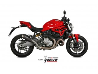 Mivv Gp Pro Exhaust Muffler Black Stainless Steel Ducati...