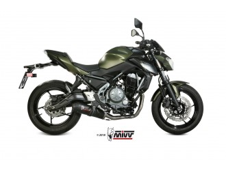 Complete Exhaust System K.044.L3C Mivv Oval Carbon with...
