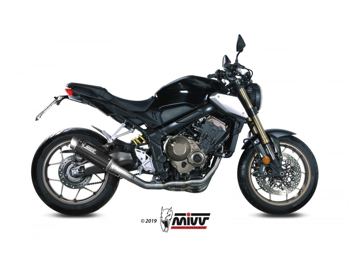 Complete Exhaust System H.072.L2P Mivv Gp Pro Carbon Honda Cb 650 R 2019 - 2023