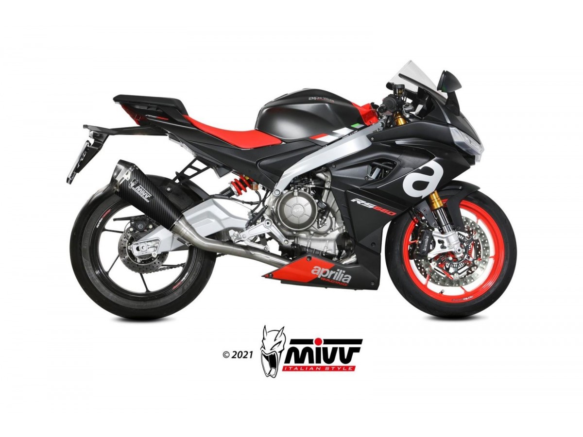 Complete Exhaust System X.AP.0001.SDRC Mivv stainless steel Aprilia Rs 660 2020 - 2022