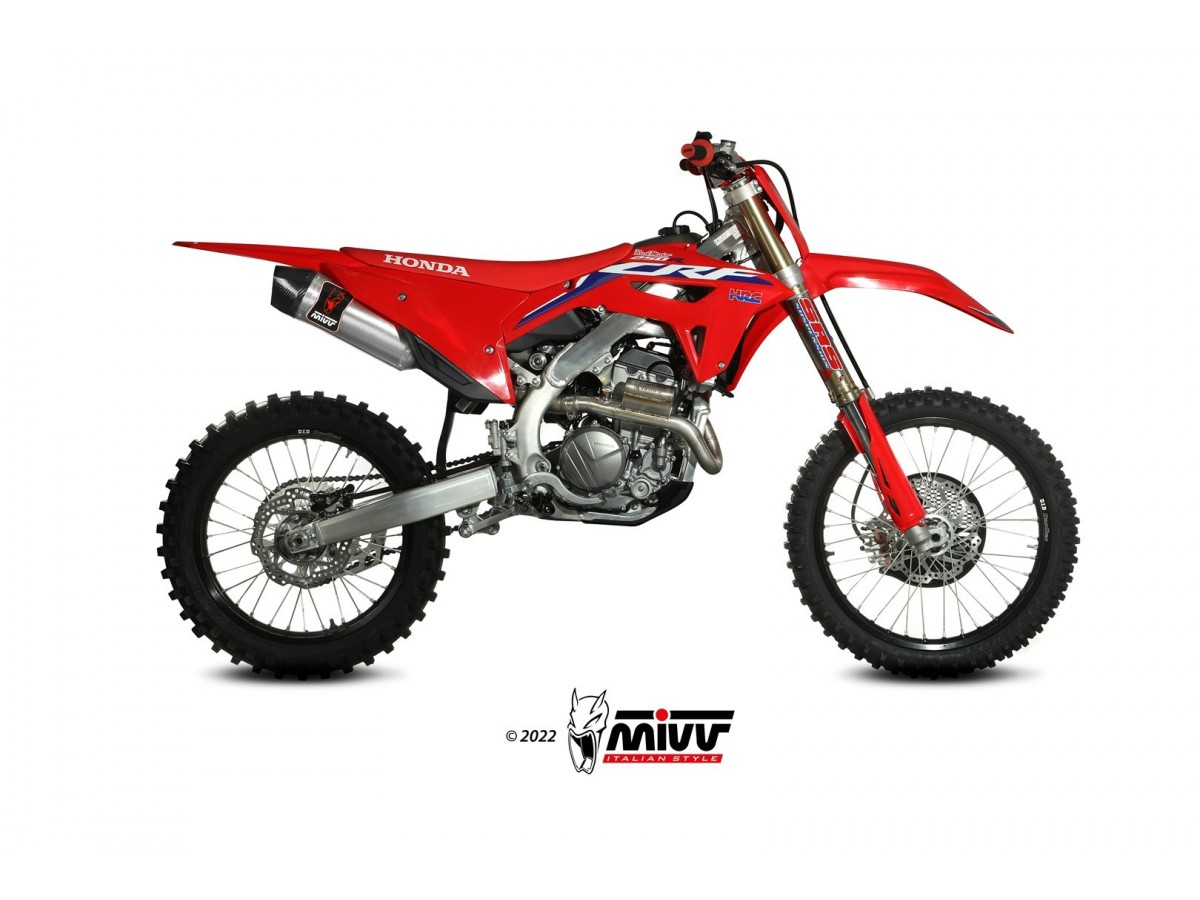 M.HO.035.SXC Système d'échappement en acier inoxydable Mivv Str-1 Honda CRF 250 R 2022-2024