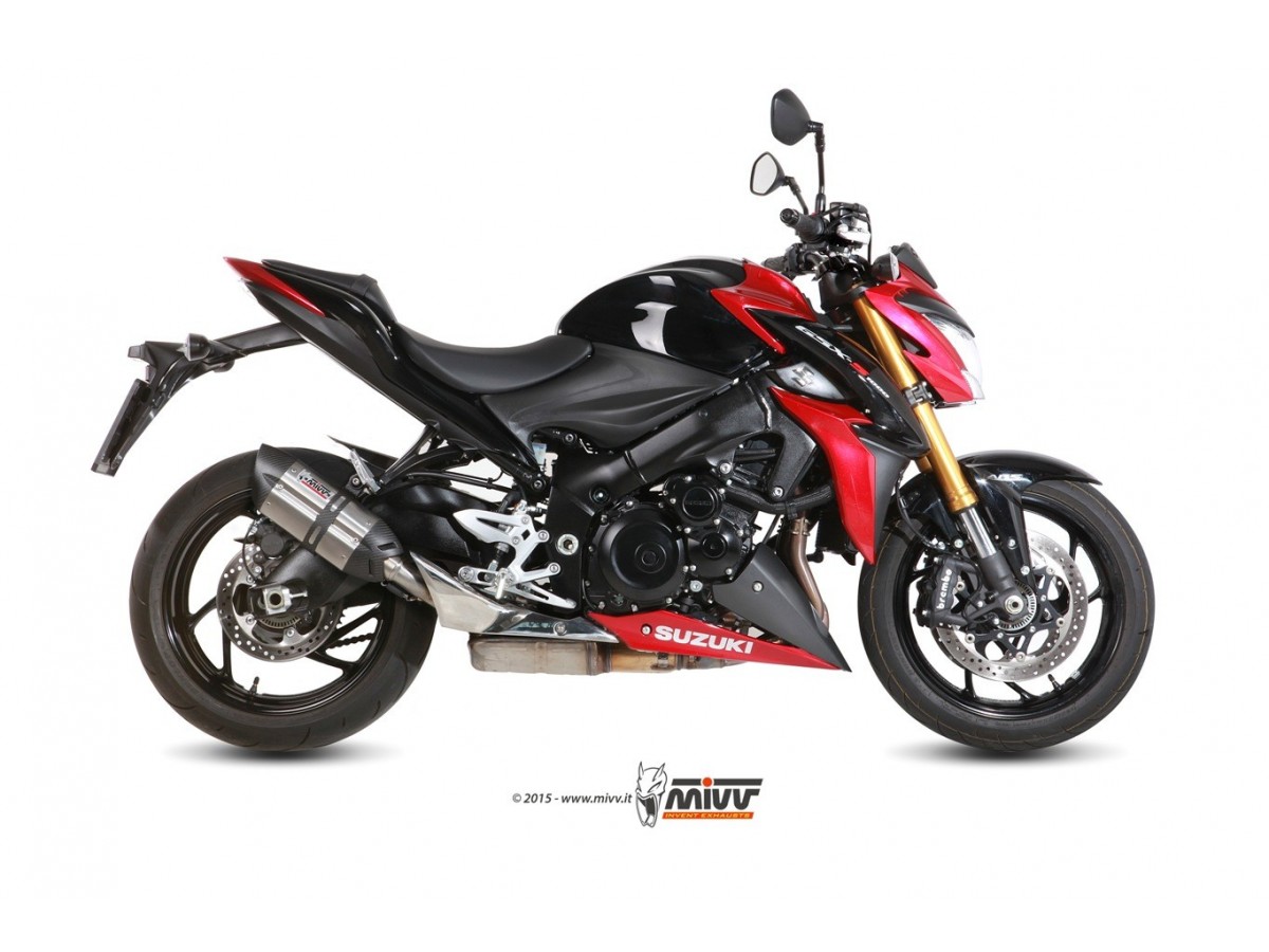 Mivv Suono Inox Auspuffschalldämpfer Suzuki Gsx-S 1000 F 2015 - 2020