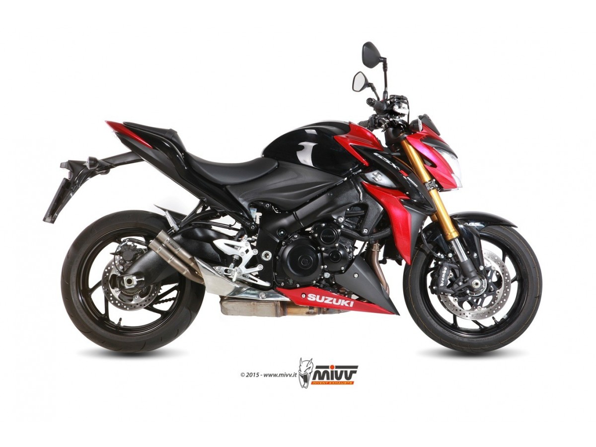 Silencieux d'échappement Mivv Double Gun Titane Suzuki Gsx-S 1000 F 2015 - 2020