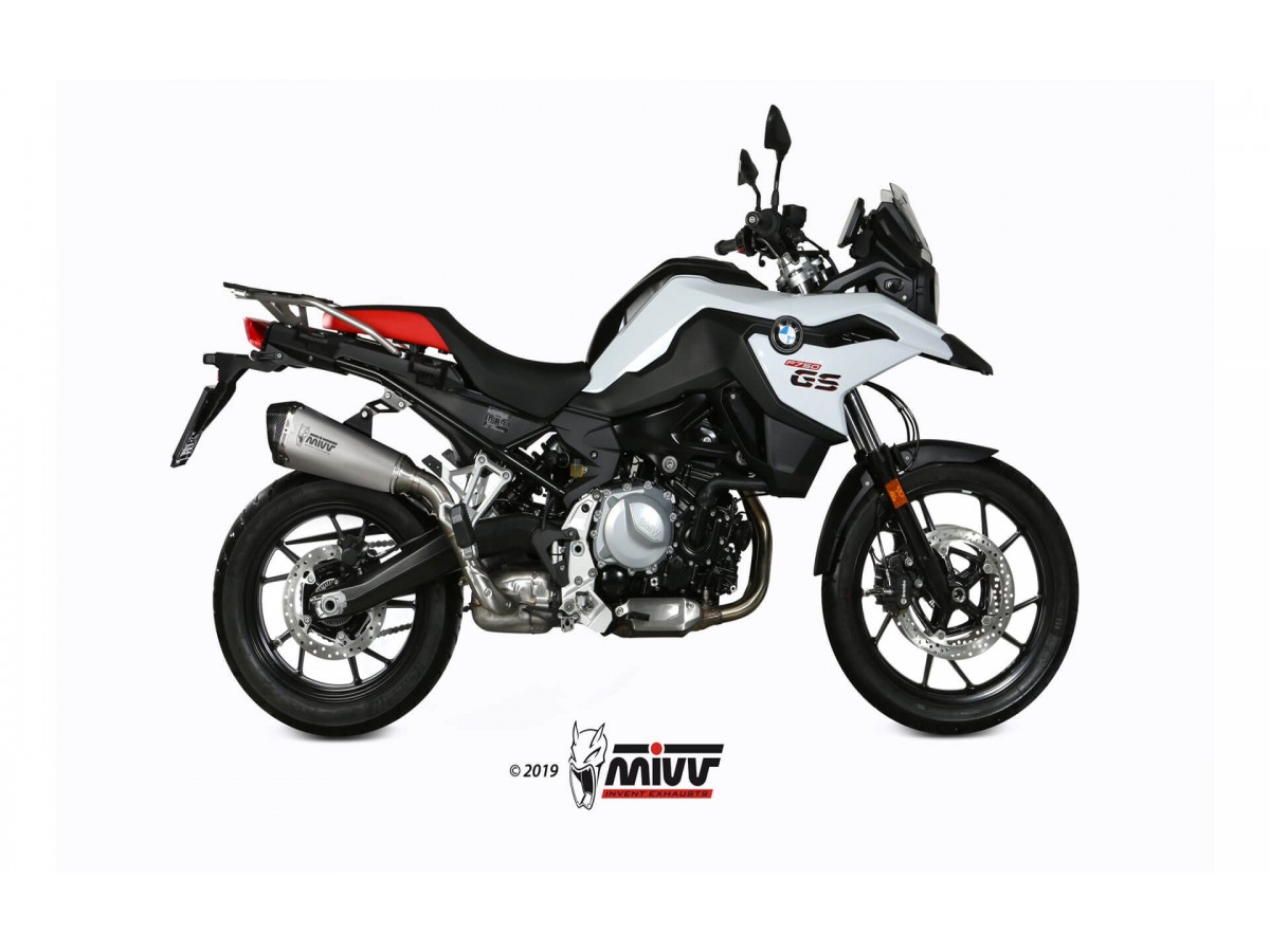 Silencieux d'échappement en acier inoxydable Mivv Delta Race Bmw F 750 Gs 2018 - 2022