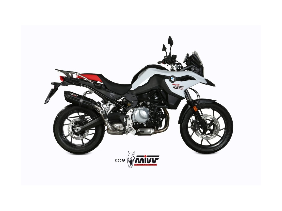 Mivv Suono Auspufftopf Schwarz Edelstahl Bmw F 750 Gs 2018 - 2022