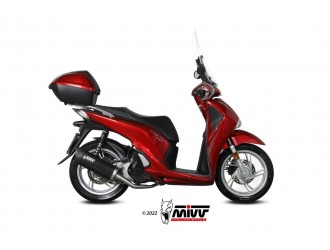 Echappement Complet 1X1 Mivv Mover Noir Inox Honda Sh 150...