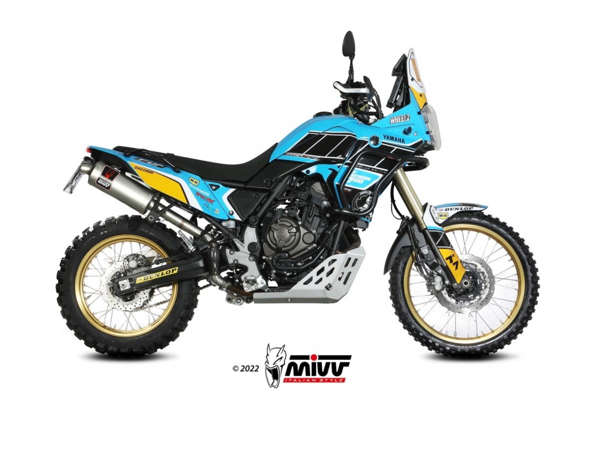 Mivv Dakar Edelstahl-Auspuffanschluss Yamaha Tenere' 700 2019 - 2022