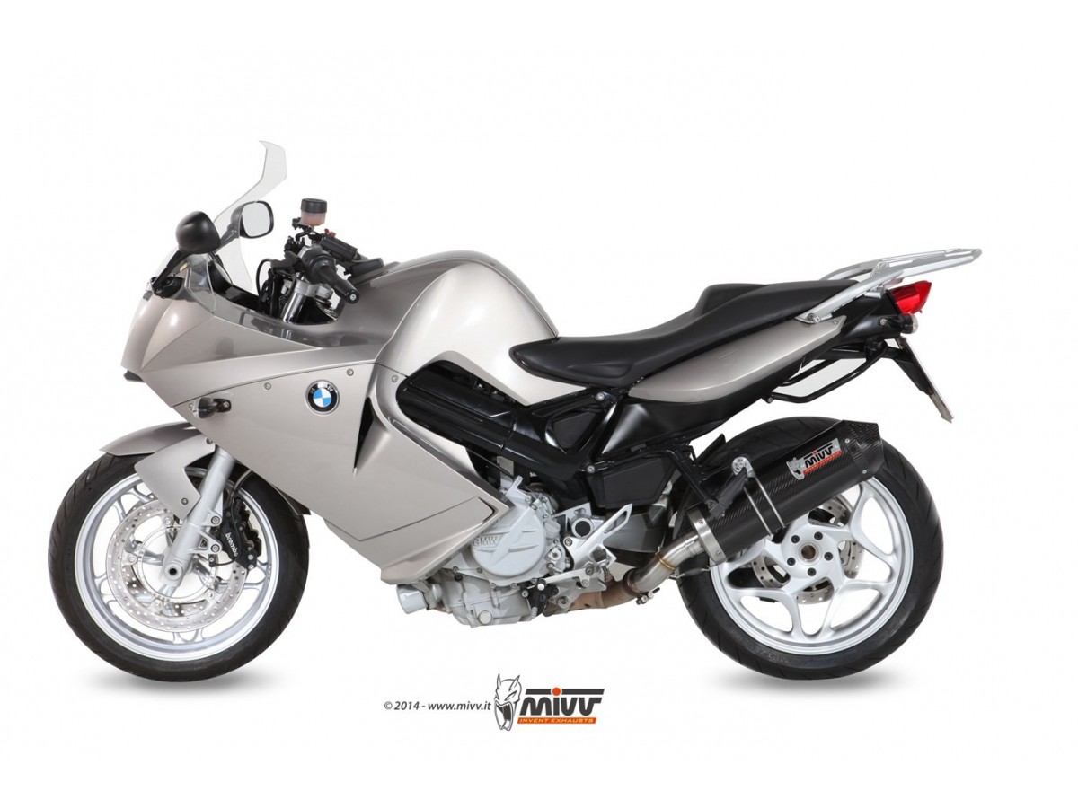 Terminale Scarico Mivv Oval Carbonio Con Coppa Carbonio Bmw F 800 S St 2006 - 2012