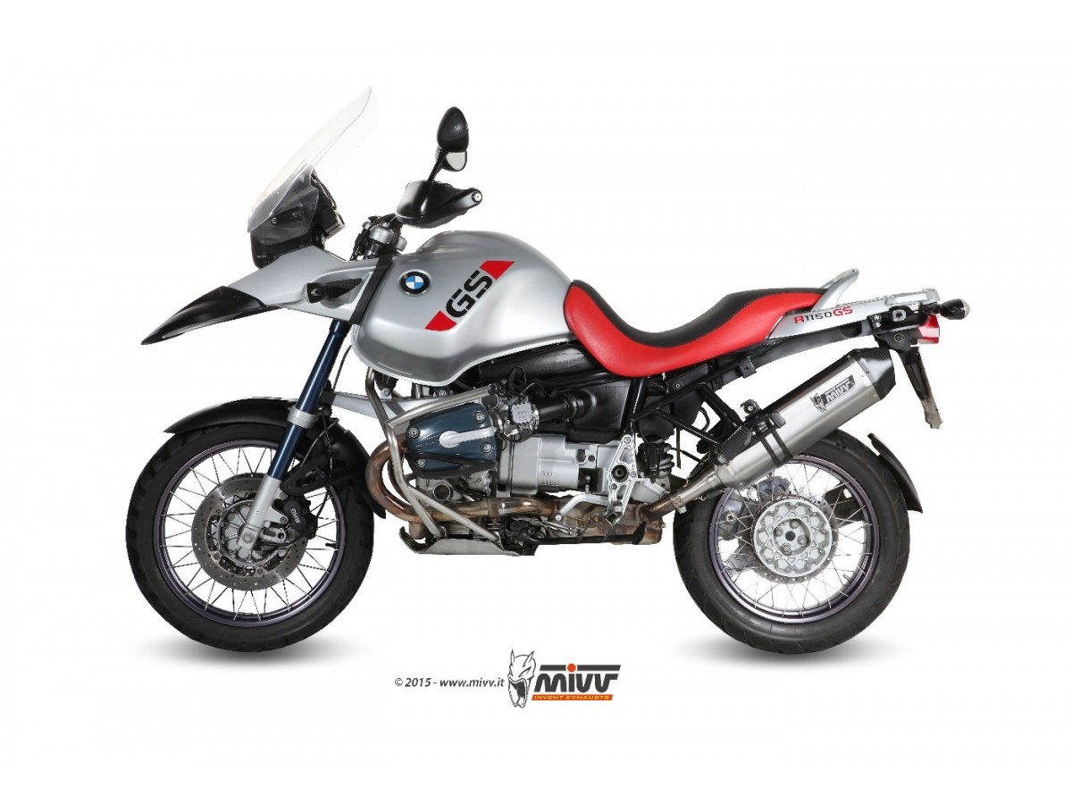 Mivv Speed Edge Edelstahl-Auspuffschalldämpfer Bmw R 1150 Gs Adventure 1999 - 2003