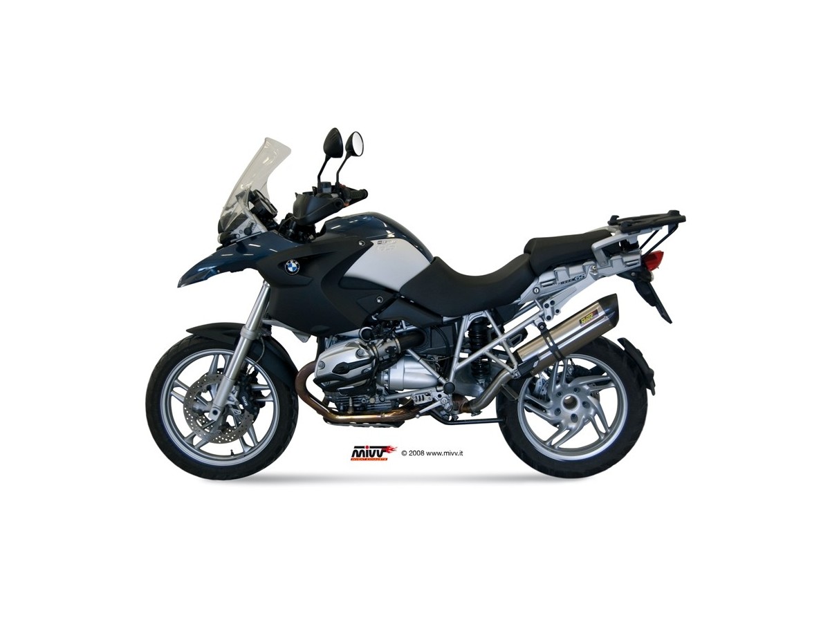 MIVV Suono Edelstahl-Auspuffschalldämpfer Bmw R 1200 Gs Adventure 2004 - 2007